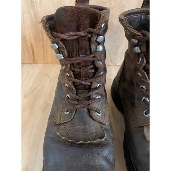 Cody James Lace Up Square Toe Kiltie Waterproof Boots 10.5 main image 6